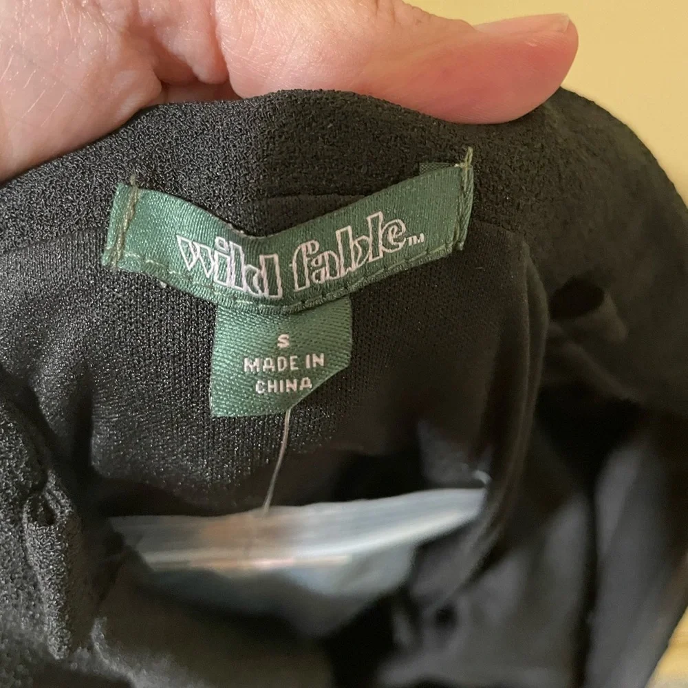 NWT Wild Fable Black Strapless Jumpsuit